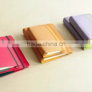 A6 PU Cover Agenda Planner With Elastic Band Loose Leaf Binding Diary Customizable Planner thumbnail-1