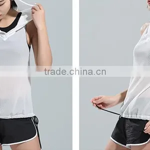 Factory Wholesale Custom Hot Sale Sleeveless Gym Vest Womens Yoga Tank thumbnail-5