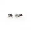 Rope Leather Wrapped Around Cufflinks thumbnail-3