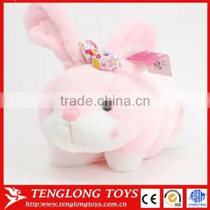 Lovely Rabbit Shaped Plush Animal Pillow With Buckle thumbnail-1