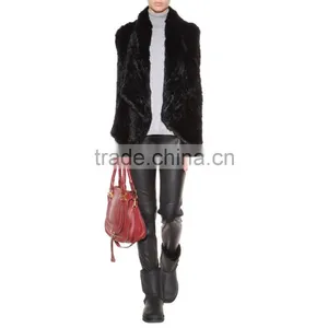 YR677 Hot Sale Women Winter Fur Vest Knitted/2015 Fur Vest Tongxiang thumbnail-6