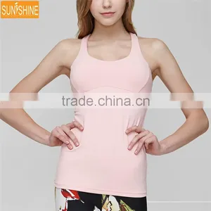 Top Quality Fashion Fitness Women Yoga Tops Workout Tank Top thumbnail-2