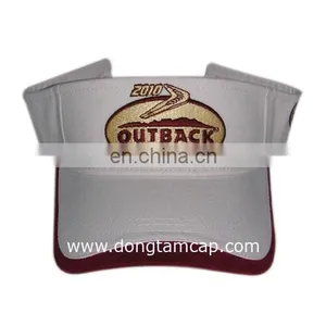 Embroidered Sport Visor Caps 100% Cotton Made in Vietnam thumbnail-1