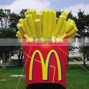 Inflatable Model of Mcdonald French Fries/ Inflatable KFC Chips 3D Replica thumbnail-1