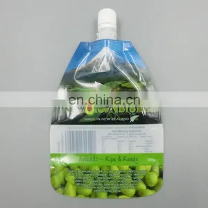Factory Manufacture Customized Stand up Plastic Printing Packaging Pouch, Stand up Spout Pouch for Drinks/water/liquid thumbnail-3