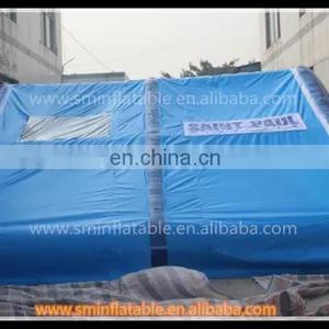 Wholesale Inflatable Blue Camping Air Tent,inflatable Triangle Lawn Tent for Advertisement thumbnail-4