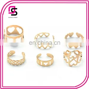 Hot Selling New Design Fashion Jewelry Hollow Out Ring Settings for Girls thumbnail-1