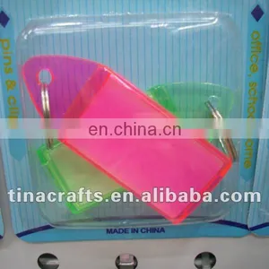 Pink Keychain Plastic Tag thumbnail-1