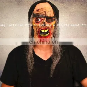 Carnival Halloween Party Latex Full Head Skeleton Wights Mask thumbnail-2