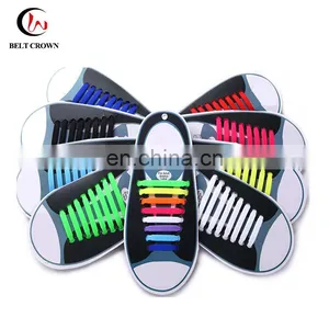 Custom High Quality Lazy Elastic Silicone no Tie Shoelace thumbnail-6