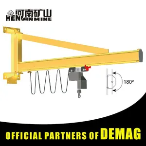 1 Ton Mini Beam Mounted Wall Bracket Jib Cranes Price thumbnail-2