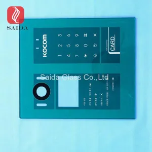 Custom 4mm Silk Screen Tempered Glass Panel for Door Card Access System thumbnail-2