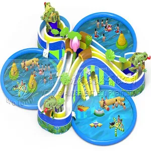 Giant Inflatable Water Slide for Sale, Giant Inflatable Pool Slides for Adult thumbnail-1