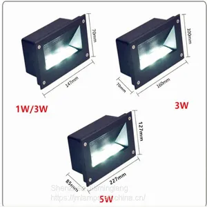 High Luminous 5W Square Recessed Wall Mounted LED Stair Step Light Leds JML-OWL-A05W thumbnail-2