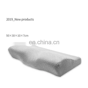 2019 New Design Velvet Fabric Eyelash Pillow Memory Foam Side Sleeper Memory Foam Neck Pillow thumbnail-6
