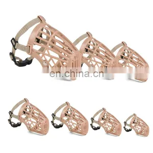 Wholesale Seven Size Durable Anti Barking Werewolf Plastic Werewolf Bondage Pet Muzzle For Dogs thumbnail-5