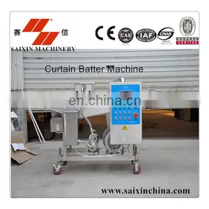 Automatic Batter Drenching Machine/Curtain Batter Machine thumbnail-3