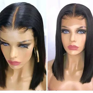 KHH Hot Beauty Hair 13x4 Lace Frontal Pre Plucked With Baby Hair Lace Wig Vendors Hair Human Wigs Lace Front Bob Wigs thumbnail-1
