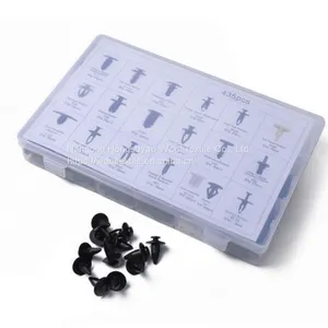 Black Plastic Screw Rivet Push Fit Panel Trim Fixings Clips for Car thumbnail-4