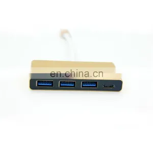 Usb C Hub 3 In 1 For 3 Adapter Usb For Macbook Transfering Multi Type c Hub Port thumbnail-4