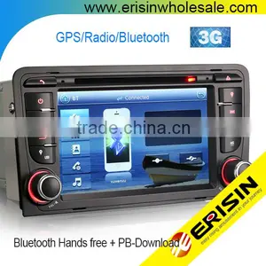 Erisin ES7047A 7" 2 Din Car Radio DVD CD GPS for RNSE-PU S3 RS3 A3 thumbnail-1
