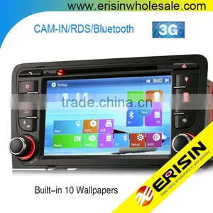 Erisin ES7047A Steering Wheel Control Car DVD Player for A3 2008 thumbnail-1