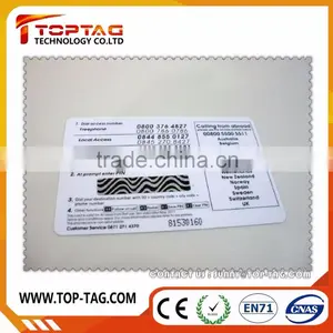 Injet Printing / CMYK Printing PVC Scratch Card , Paper Card thumbnail-1