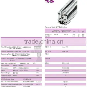 10.2mm DIN Rail Terminal Blocks With Electronic Components thumbnail-2