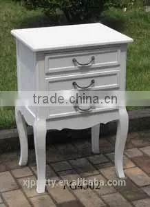 Simple European Style Classic White Good nc Paint Mdf Small Home Furniture Manufacturer Bedside /side/storage Cabinet Dresser thumbnail-2