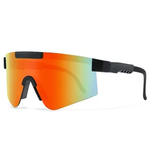 2021 Sports Big Frame UV400 Running Cycling Pit Viper Style Sunglasses thumbnail-1
