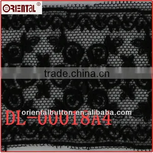 the Beautiful Design Classical Black Flower Embroidery Lace thumbnail-1