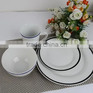 Porcelain Dinner Set Luxury With Glaze Line China Best Home Porcelain Tablewware With Good Quality and Cheap Price thumbnail-2