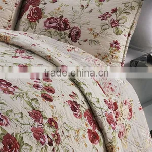 Diamond Quilting Linen Cotton Quilt thumbnail-2