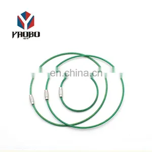 Good Material Personalized Wire Ring For Lots Of Keys Rings Clasps Stainless Steel Key Holder With Screw thumbnail-3