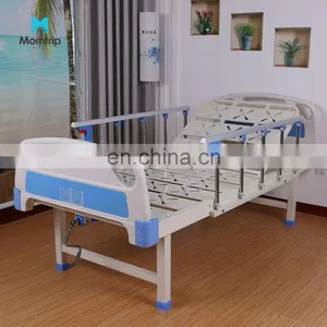 One Function Manual Hand Crank Back Lift Patient's Recovery Bed Hospital Nursing Bed thumbnail-1