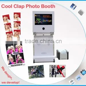Christmas Selfie Photo Booth For Wedding Portable Cabin thumbnail-1