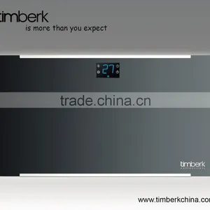 New Product: Black Glass Panel Convector Heater With LED Panel and Remote Control thumbnail-3