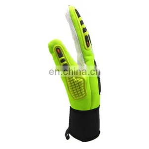 Hot Sell Oil and Gas Safety Reflective Mechanics Gloves thumbnail-3