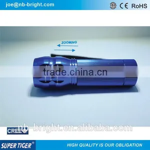 ITEM ZF7395 CREE XRE HIGH OUTPUT ZOOM ALUMINUM LED ELECTRIC TORCH thumbnail-1