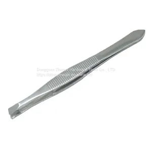 Oblique Head Eyebrow Clip, Small Tweezers, Hair Removal Forceps, Eyebrow Trimming Clip, False Eyelash Clip, Hair and Beard Tweezers, Beauty Makeup Tools thumbnail-4