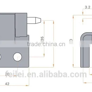 CE Rohs FL255 China Manufacturer Zinc Alloy Cabinet Hinge thumbnail-6