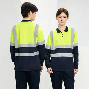 Customized T-shirts and Vests, High Gloss Reflective Work Clothes, and Workwear With Logo Embroidery thumbnail-3