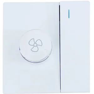 Ultra Thin 1gang 10A Wall Switch Big Panel Design Slim Switch thumbnail-2