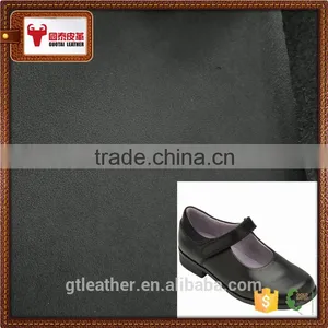 pu Coated Cow Leather R9 Pattern for School Shoes thumbnail-2