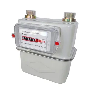 High Precision G4-G100 Aluminum/Steel Shell Diaphragm Membrane Gas Meter thumbnail-2
