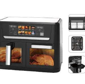High Quality Air Fryer/double Compartment（Wechat/whatsapp:008613510231336） thumbnail-2