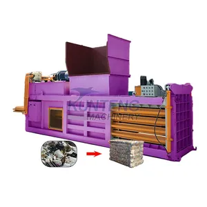 New Horizontal Plastic Bottle Garbage Hydraulic Baler Heavy-duty Household Waste Baler ﻿EPC thumbnail-1