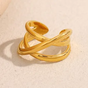Matte Finish Stainless Steel Ring 4mm Wide Men's Wedding Band Factory Supply thumbnail-3