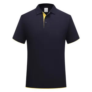 Custom Color-Blocked Cotton-Poly Two-Hem Polo Shirts | Lapel T-shirts Promotional Uniforms | Custom Corporate Workwear & Cultural Shirts thumbnail-5