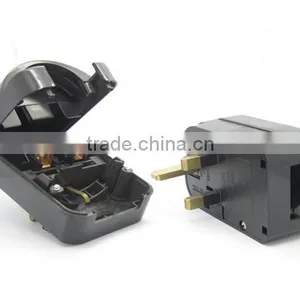 Super Reliable Home Appliance/Hospital/Factory EU Schuko Type C to UK Ireland Malaysia Type G Plug Travel Adapter Converter thumbnail-1